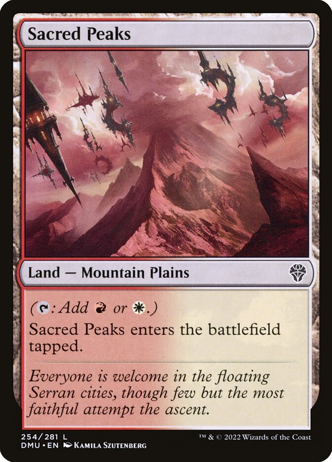 Sacred Peaks (254) - Dominaria United (DMU)