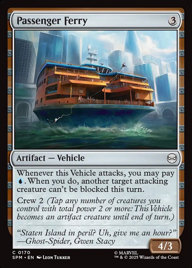 Passenger Ferry (170) - [Foil] Marvel's Spider-Man (SPM)