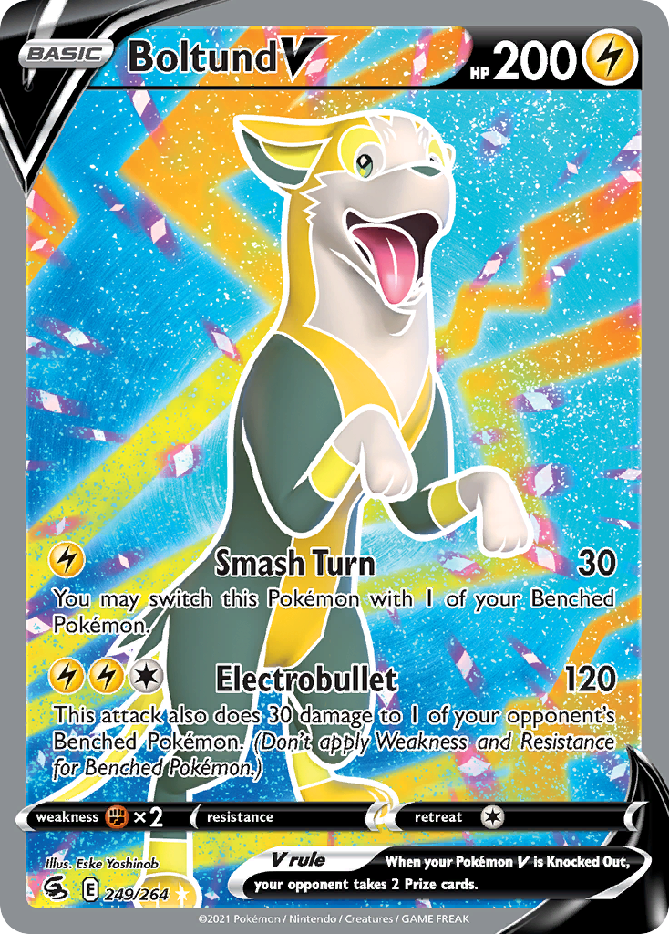 Boltund V (249/264) - [Full Art] Fusion Strike (FST)