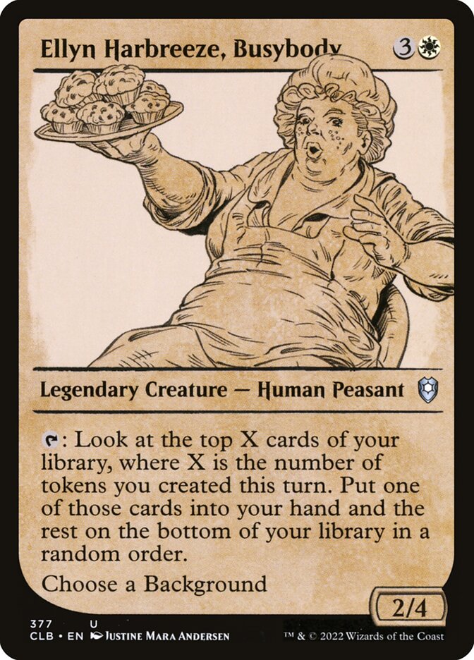 Ellyn Harbreeze, Busybody (377) - Commander Legends: Battle for Baldur's Gate (CLB)