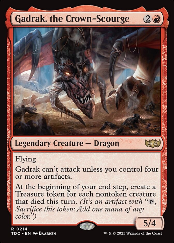 Gadrak, the Crown-Scourge (214) - Tarkir: Dragonstorm Commander (TDC)