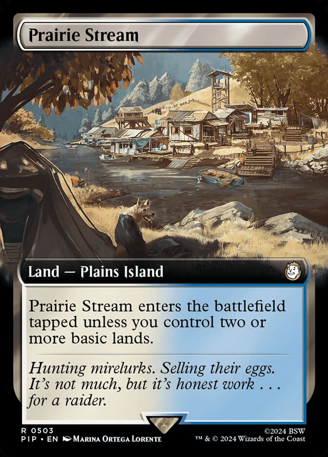 Prairie Stream - [Foil, Extended Art] Fallout (PIP)
