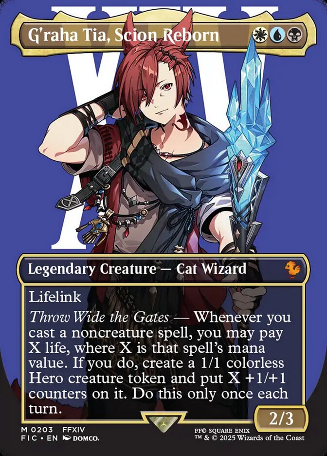 G'raha Tia, Scion Reborn (203) - [Borderless] Final Fantasy Commander (FIC)