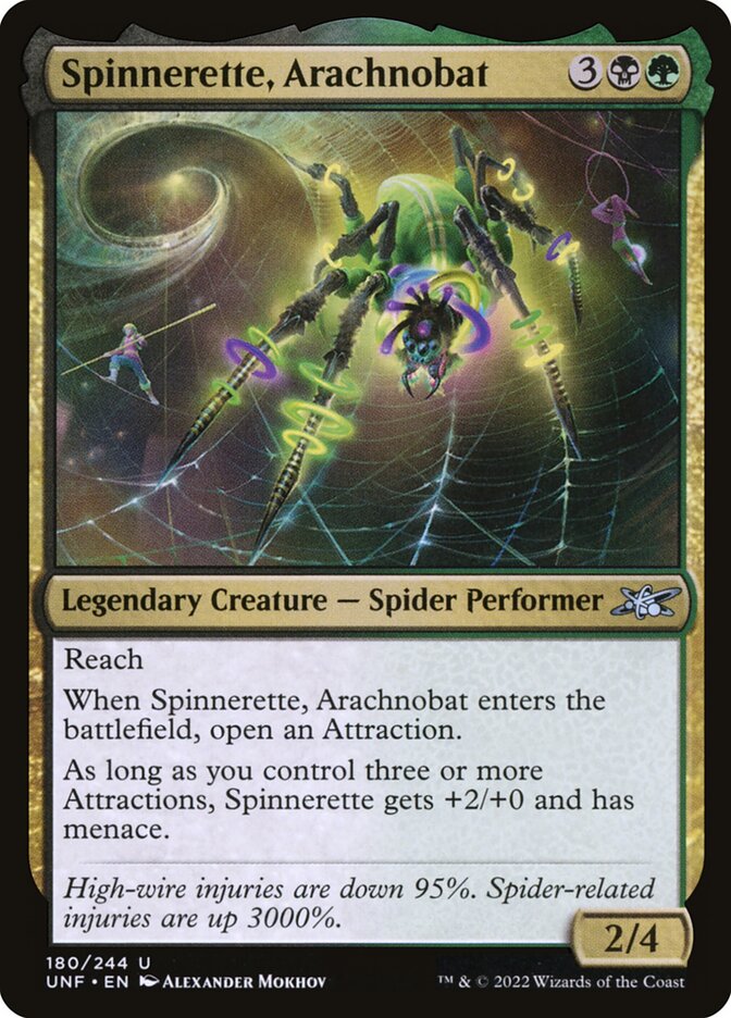 Spinnerette, Arachnobat (180) - Unfinity (UNF)