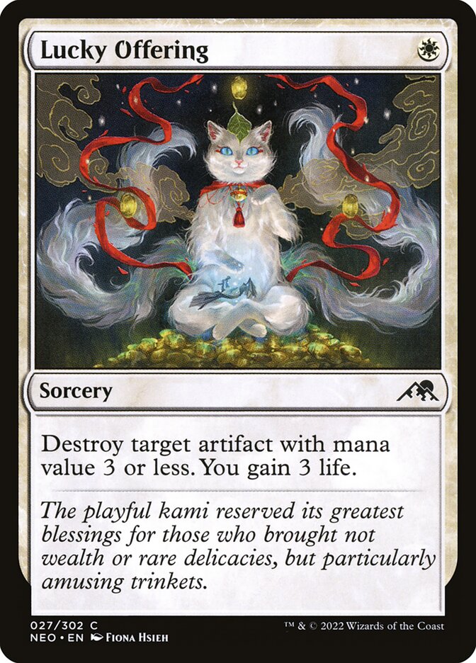 Lucky Offering (27) - Kamigawa: Neon Dynasty (NEO)