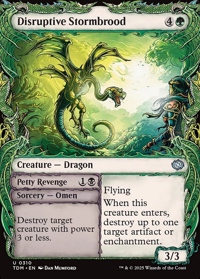 Disruptive Stormbrood // Petty Revenge (310) - Tarkir: Dragonstorm (TDM)