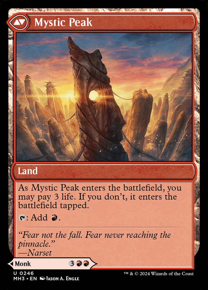Pinnacle Monk // Mystic Peak (246) - Modern Horizons 3 (MH3)