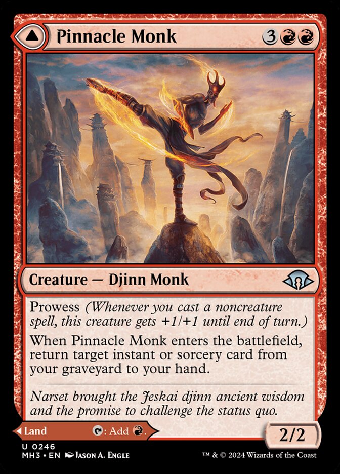 Pinnacle Monk // Mystic Peak - [Foil] Modern Horizons 3 (MH3)