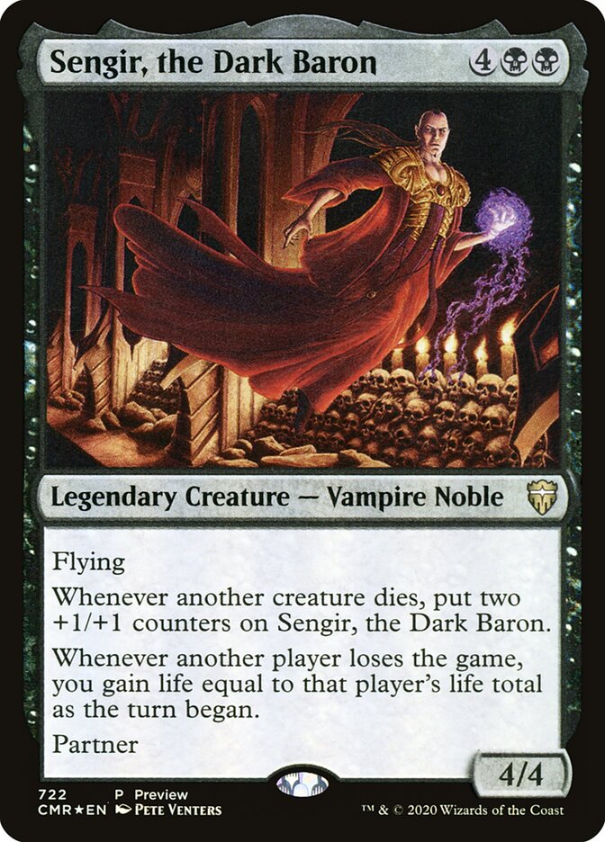 Sengir, the Dark Baron (722) - Commander Legends (CMR)