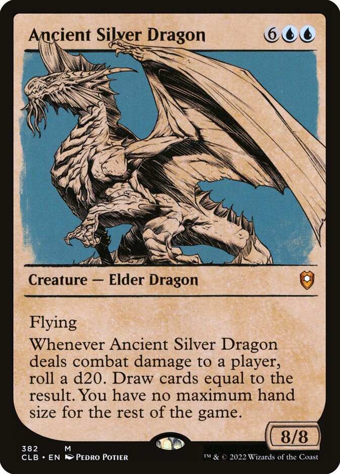 Ancient Silver Dragon (382) - Commander Legends: Battle for Baldur's Gate (CLB)