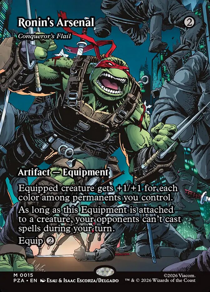 Ronin's Arsenal - Conqueror's Flail (15) - Teenage Mutant Ninja Turtles Source Material (PZA)