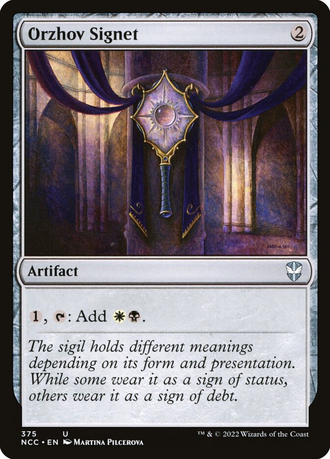 Orzhov Signet (375) - New Capenna Commander (NCC)