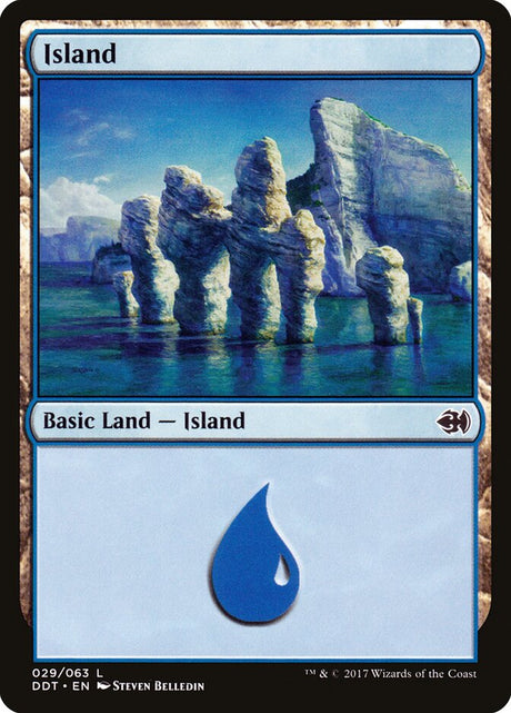 Island (29) - Duel Decks: Merfolk vs. Goblins (DDT)