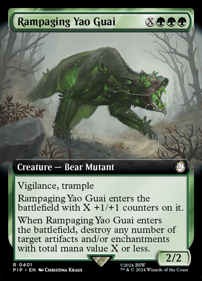Rampaging Yao Guai - [Extended Art] Fallout (PIP)