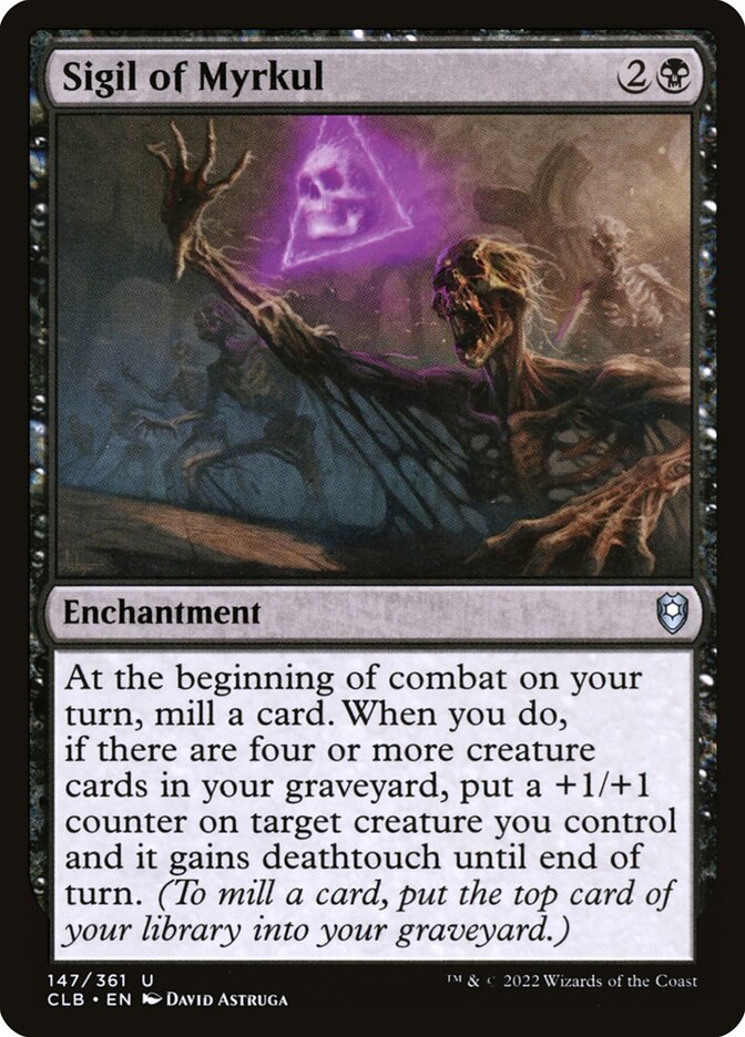 Sigil of Myrkul (147) - Commander Legends: Battle for Baldur's Gate (CLB)
