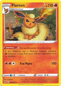 Flareon - 026/185 (Cosmos Holo) (26) - Miscellaneous Cards & Products (MCAP)