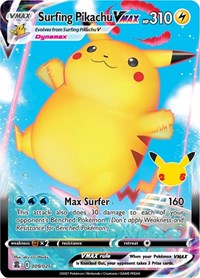 Surfing Pikachu VMAX (9) - Celebrations (CLB)