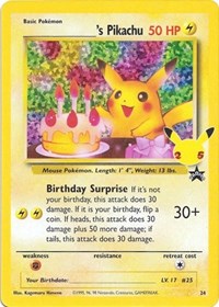______'s Pikachu (24) - Celebrations: Classic Collection (CCC)