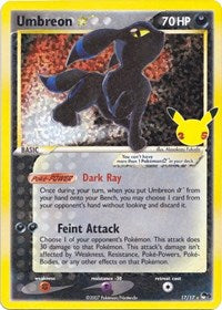Umbreon Star (17) - Celebrations: Classic Collection (CCC)