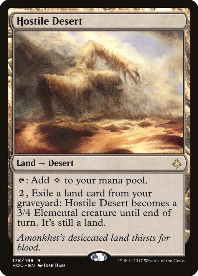 Hostile Desert (178) - Hour of Devastation (HOU)