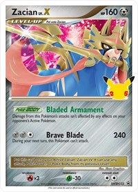 Zacian LV. X - (SWSH135) - SWSH: Sword & Shield Promo Cards (SWSD)