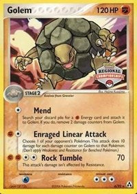 Golem - 6/92 (Regional Championships) (6) - League & Championship Cards (PR)