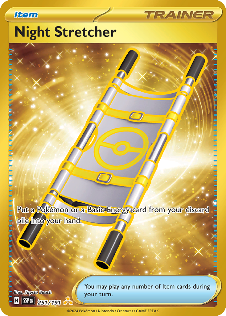 Night Stretcher (251/191) - [Gold Holo] Surging Sparks (SSP)
