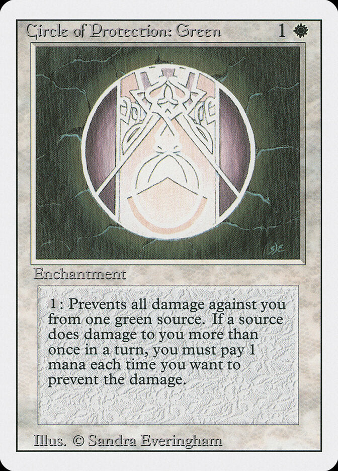 Circle of Protection: Green (11) - Revised Edition (3ED)