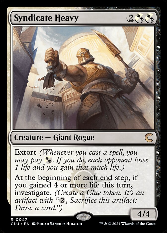 Syndicate Heavy (47) - Ravnica: Clue Edition (CLU)