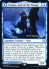 Cosima, God of the Voyage // The Omenkeel (50s) - Kaldheim Promos (PKHM)