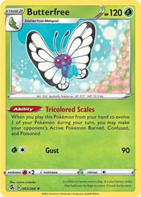 Butterfree (3) - SWSH08: Fusion Strike (SWSH08)