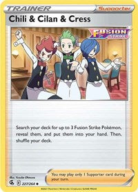 Chili & Cilan & Cress (227) - SWSH08: Fusion Strike (SWSH08)