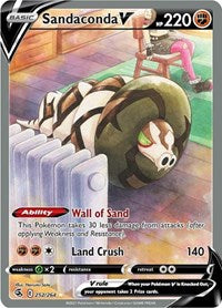 Sandaconda V (Alternate Full Art) (252) - SWSH08: Fusion Strike (SWSH08)