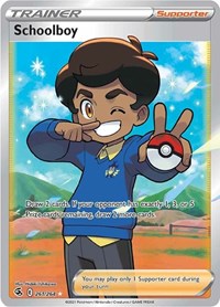 Schoolboy (Full Art) (261) - SWSH08: Fusion Strike (SWSH08)