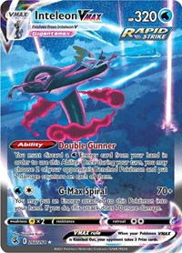 Inteleon VMAX (Alternate Art Secret) (266) - SWSH08: Fusion Strike (SWSH08)