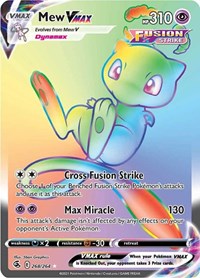 Mew VMAX (Secret) (268) - SWSH08: Fusion Strike (SWSH08)