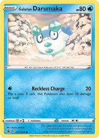 Galarian Darumaka (71) - SWSH08: Fusion Strike (SWSH08)