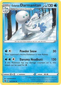 Galarian Darmanitan (72) - SWSH08: Fusion Strike (SWSH08)