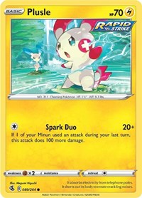Plusle (89) - SWSH08: Fusion Strike (SWSH08)