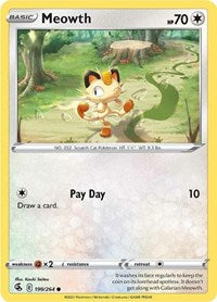 Meowth (199) - SWSH08: Fusion Strike (SWSH08)