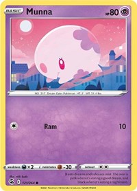 Munna (121) - SWSH08: Fusion Strike (SWSH08)