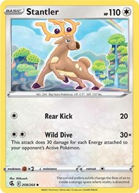 Stantler (208) - SWSH08: Fusion Strike (SWSH08)