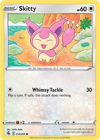 Skitty (210) - SWSH08: Fusion Strike (SWSH08)