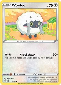 Wooloo (222) (222) - SWSH08: Fusion Strike (SWSH08)