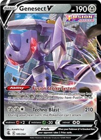 Genesect V (185) - SWSH08: Fusion Strike (SWSH08)