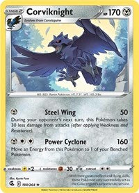 Corviknight (190) - SWSH08: Fusion Strike (SWSH08)