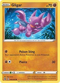 Gligar (140) - SWSH08: Fusion Strike (SWSH08)
