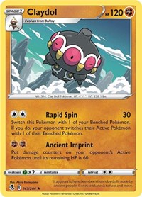 Claydol (145) - SWSH08: Fusion Strike (SWSH08)