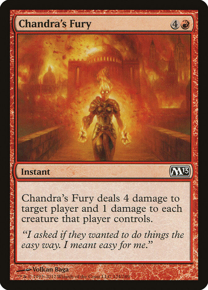 Chandra's Fury (124) - Magic 2013 (M13)