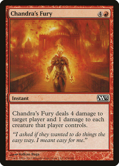 Chandra's Fury (124) - Magic 2013 (M13)